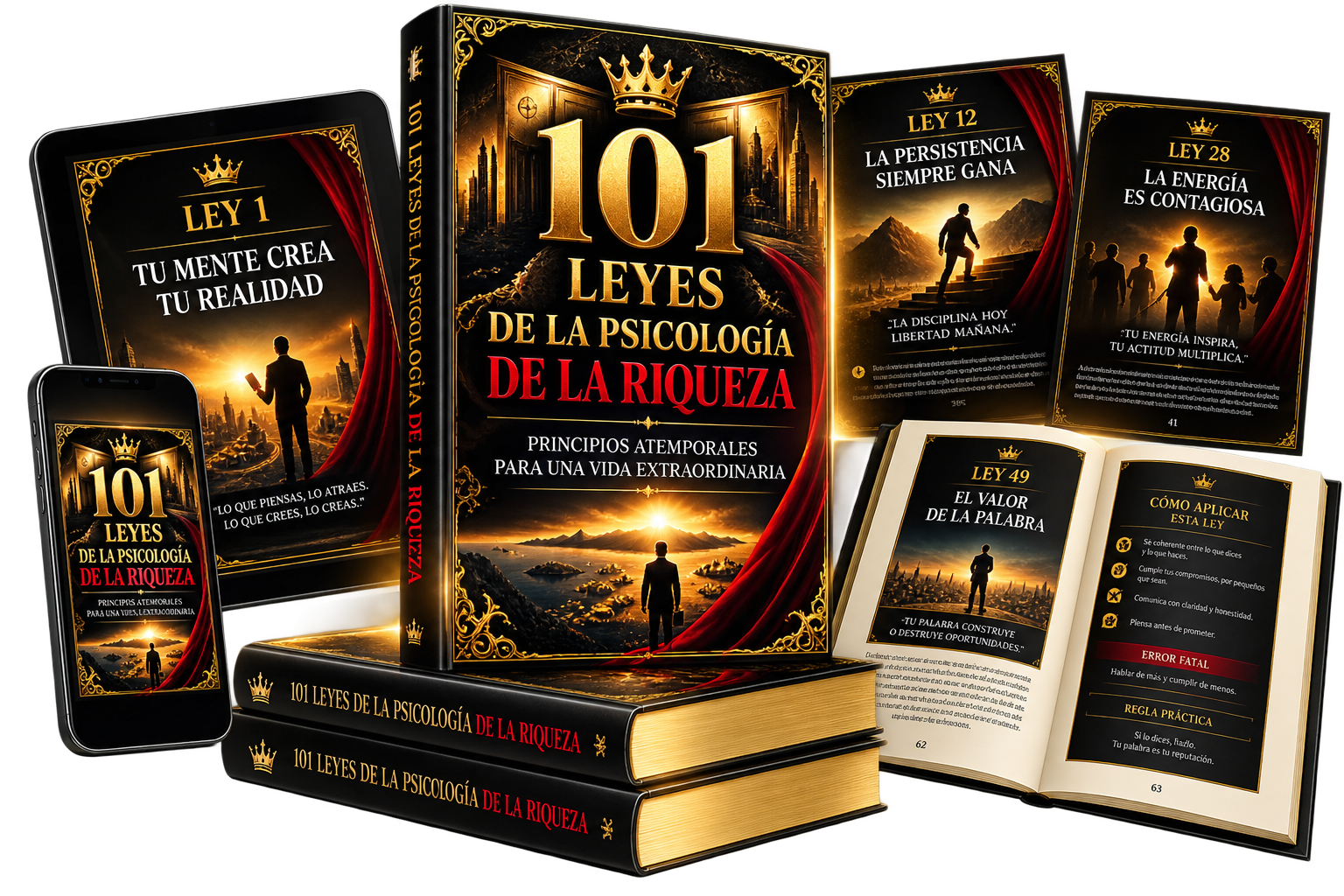 101 Leyes de la Psicología de la Riqueza — ebook en todos tus dispositivos